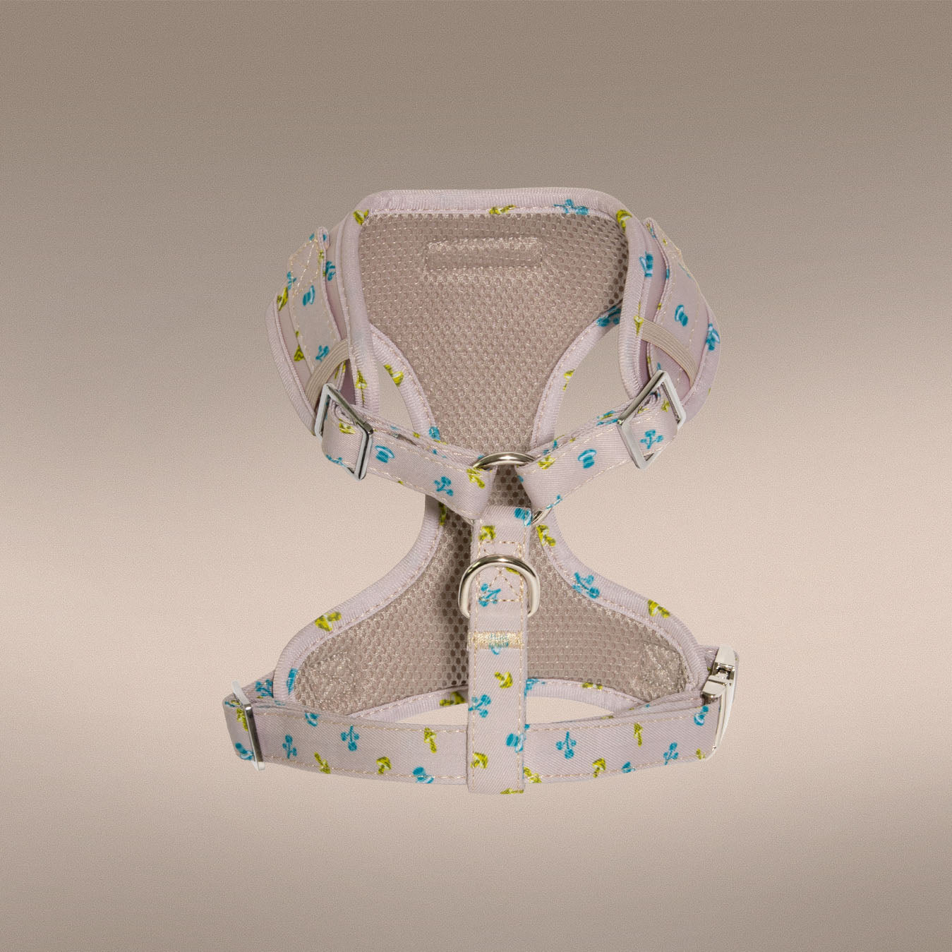 Mini Mushies adjustable dog harness side view showing strap and buckle detail | One of Us